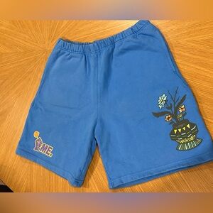 Melody Ehsani x Bloom & Plume graphic shorts.